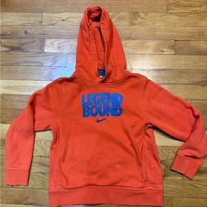 Nike Kids Bright Orange Legend Bound Hoodie